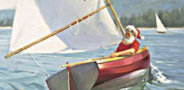 santa sailing